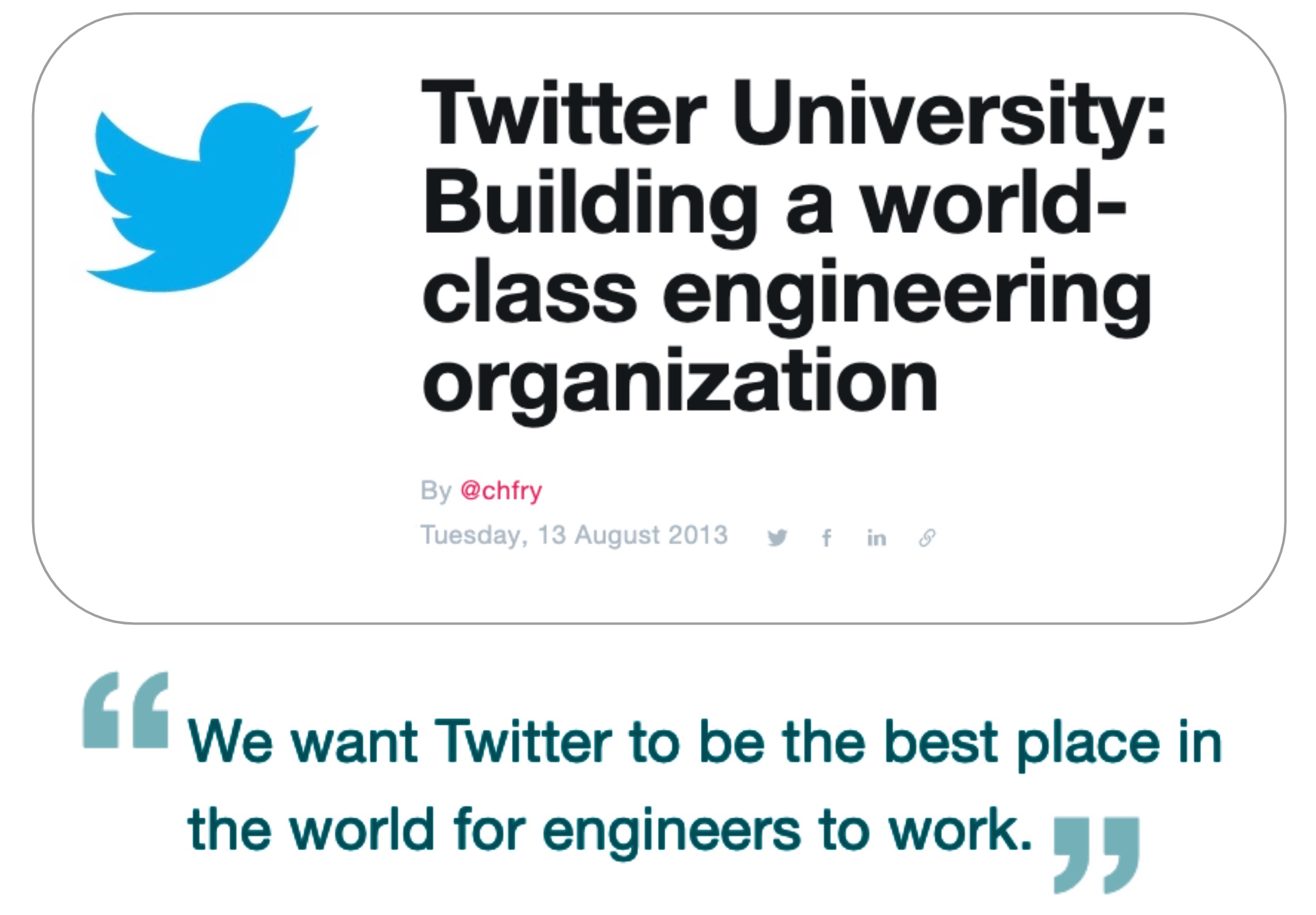 Twitter University